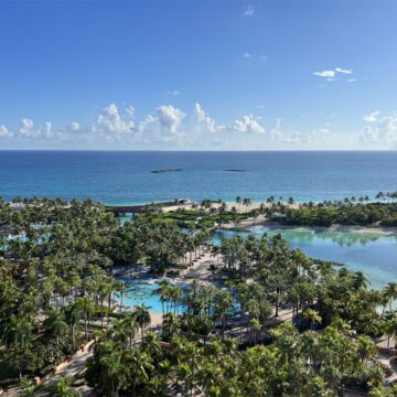 atlantis with trees in background