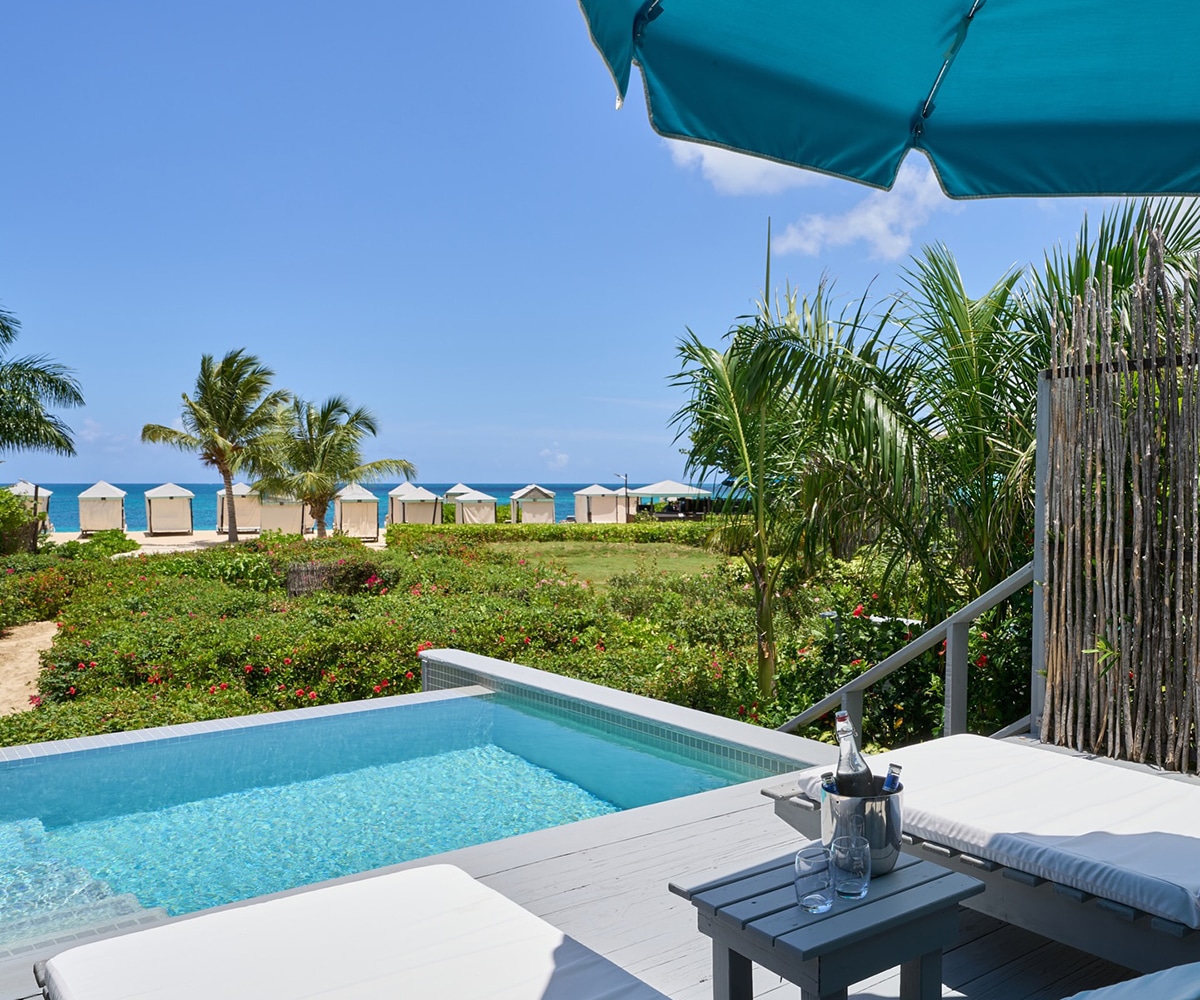 all-inclusive pool with trees