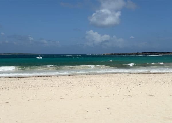 the sand at orient bay