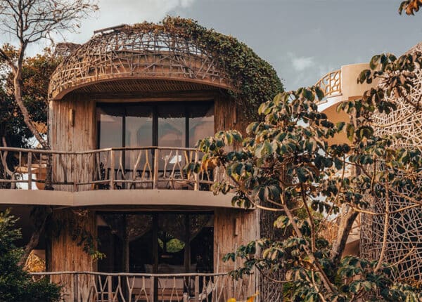 balcony with view of trees tulum hotels