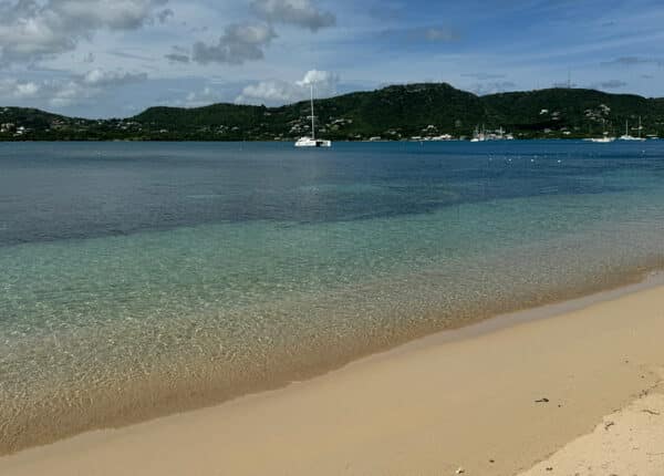 beach antigua caribbean island