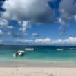 antigua beach with boats