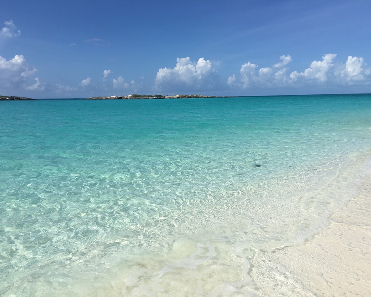 little exuma caribbean island beach