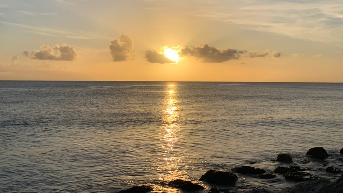 barbados sunset