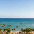 beach at uvero alto in front of resort