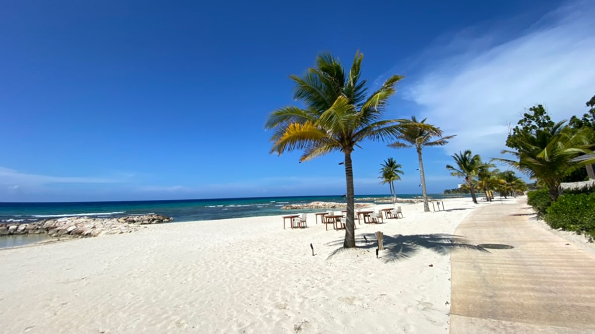 A beach in Montego Bay