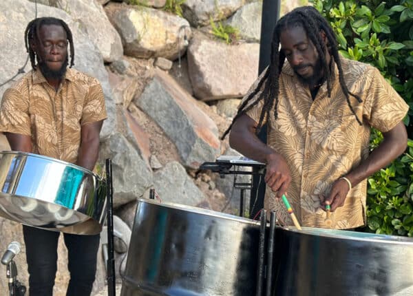 sunset reef steel band playing