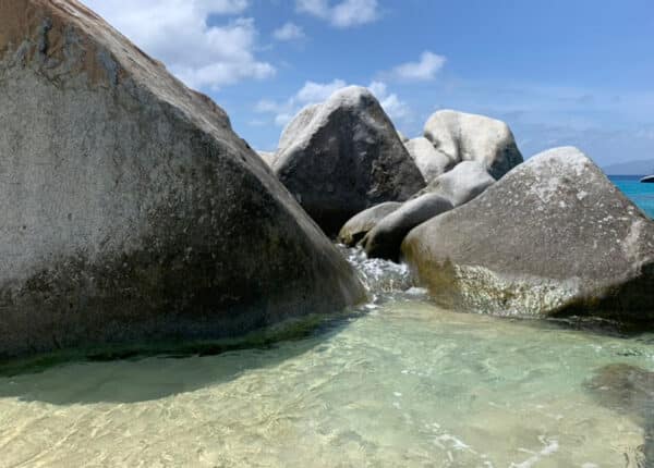 caribbean island virgin gorda boulders