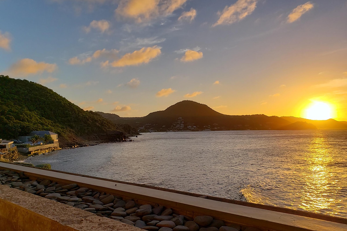 st barth sunset